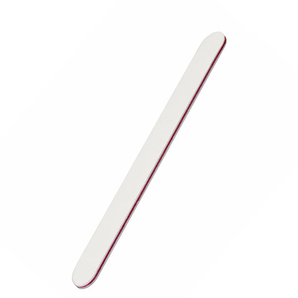 Nagelfeile gerade 100/180 Weiß, 10 Stück